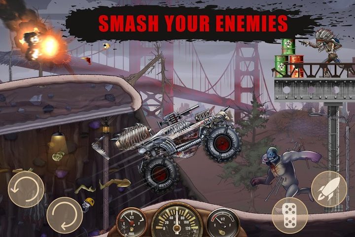 Screenshot 3: Zombie Hill Racing: Earn Climb