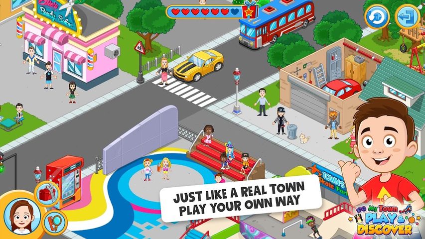 Screenshot 1: My Town - Build a City Life