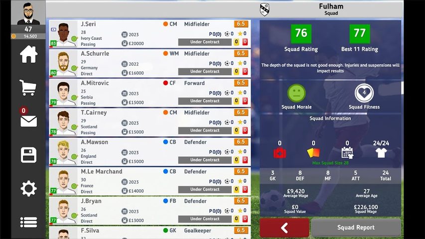 Screenshot 12: Club Soccer Director 2021 - Soccer Club Manager