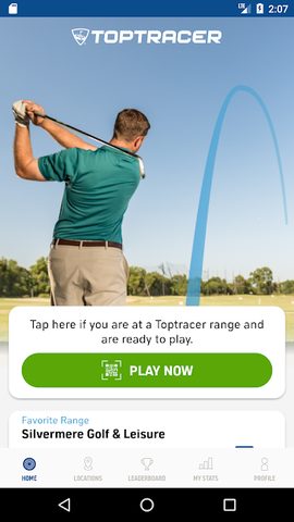 Screenshot 1: Toptracer Range
