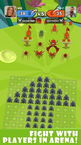 Screenshot 1: Clash of Bugs:Epic Animal Game