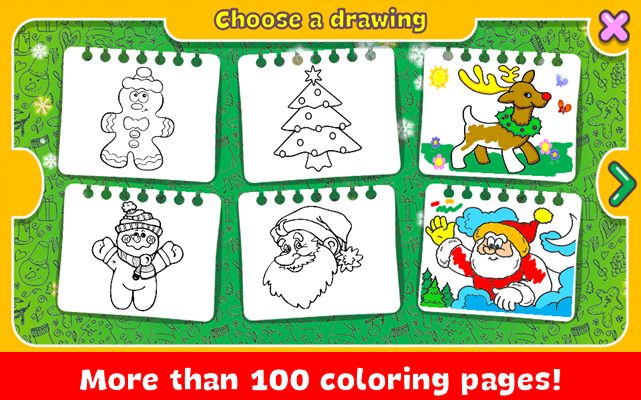 Screenshot 3: Christmas Coloring Book