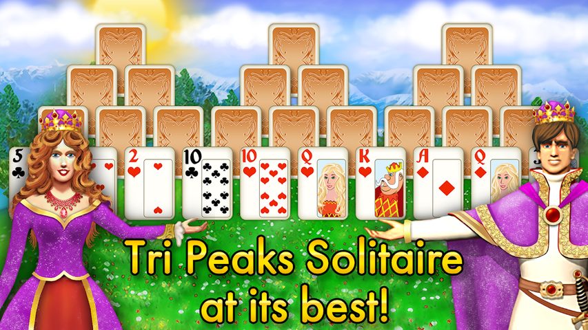 Screenshot 1: Magic Towers Solitaire - Tri Peaks