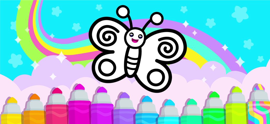 Screenshot 1: Drawing Games Learning Kids 3 4+