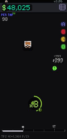Screenshot 1: Myriad (incremental idle simulator)