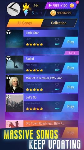 Screenshot 1: Tap Music 3D