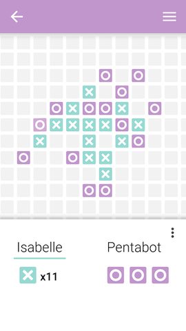 Screenshot 3: Pentapop - Online Gomoku/Five in a row