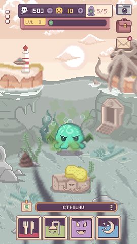 Screenshot 1: Cthulhu Virtual Pet 2