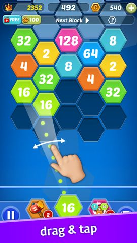 Screenshot 2: Shoot The Number - 2048