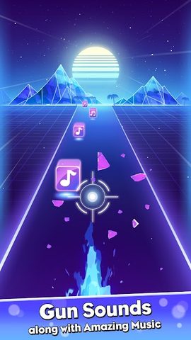 Screenshot 2: Beat Shot 3D - edm Bullet Rush
