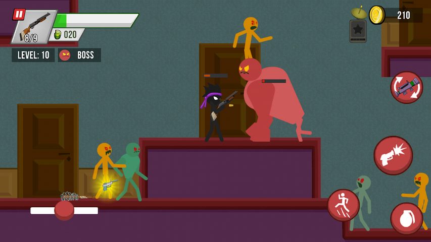 Screenshot 4: Stickman vs Zombies