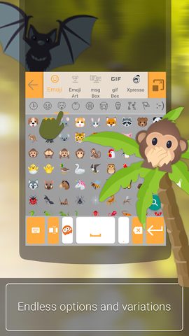 Screenshot 3: ai.type Emoji Keyboard plugin