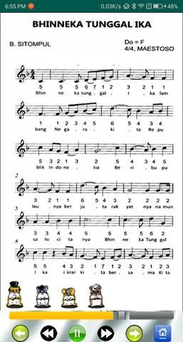 Screenshot 4: lagu wajib nasional