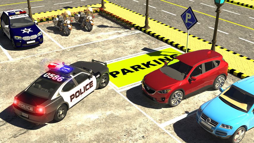 Screenshot 4: Police Car Games Parking 3D