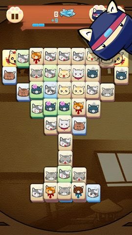 Screenshot 3: Hungry Cat Mahjong HD