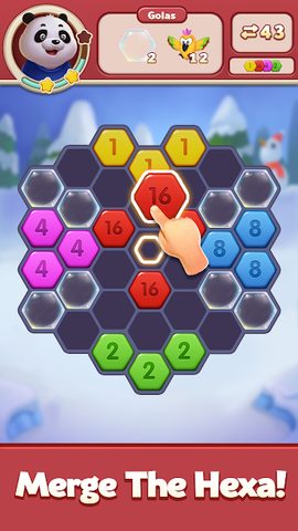 Screenshot 4: Merge Number - Hexa Puzzle