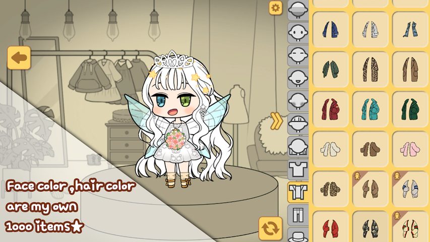 Screenshot 1: Character Maker: Dress-up Game