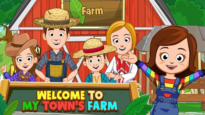 Screenshot 1: My Town: Animal Farm kids game