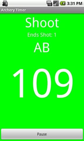 Screenshot 1: Archery Timer