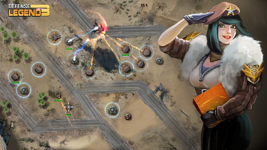Screenshot 1: Defense Legend 3: Future War