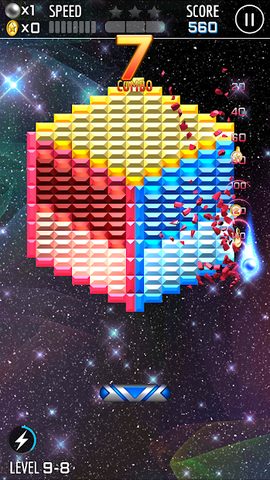Screenshot 5: Astroball - Brick Breaker (Ad Free)