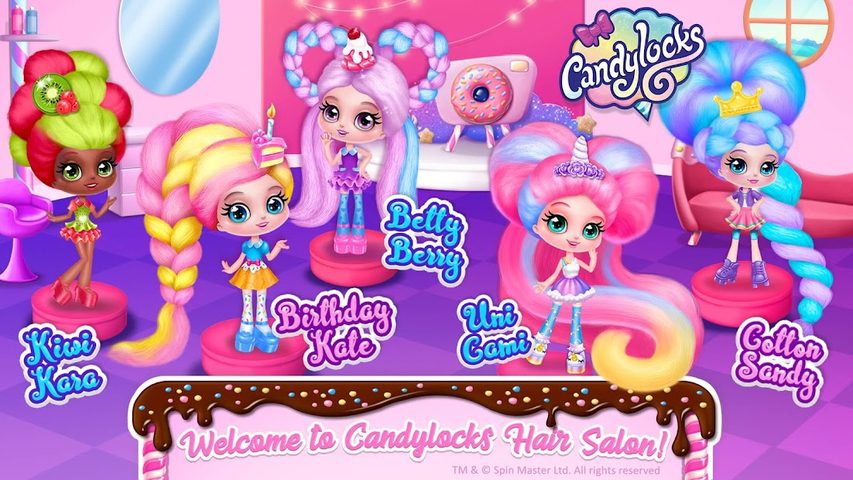 Screenshot 2: Candylocks Hair Salon - Style Cotton Candy Hair