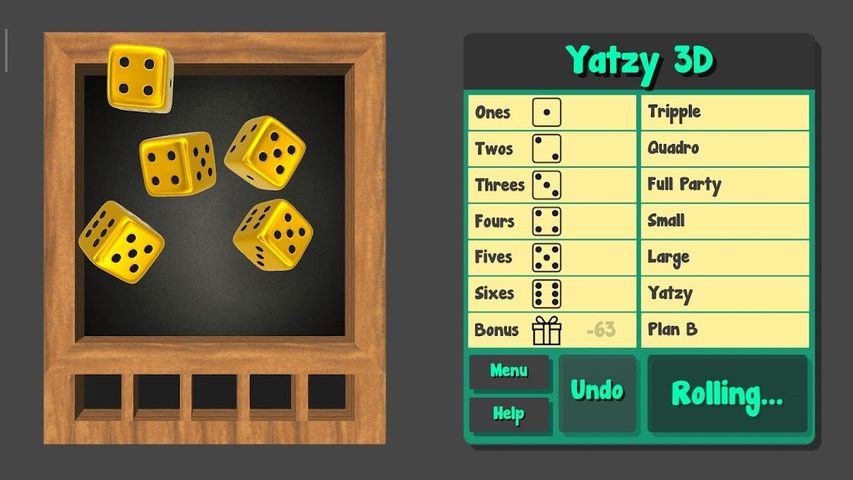 Screenshot 6: Yatzy 3D - Free Dice Game