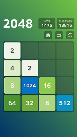 Screenshot 1: 2048