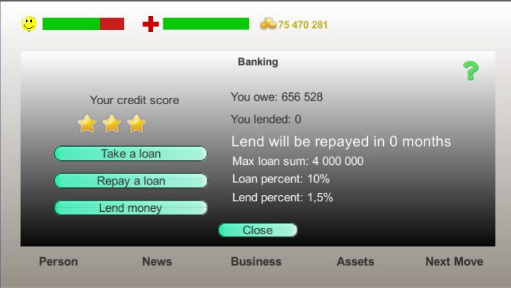 Screenshot 21: Business strategy