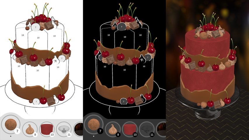 Screenshot 21: Cake Coloring 3D