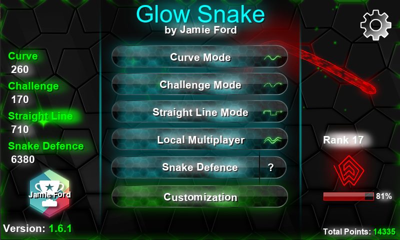 Screenshot 5: Glow Snake