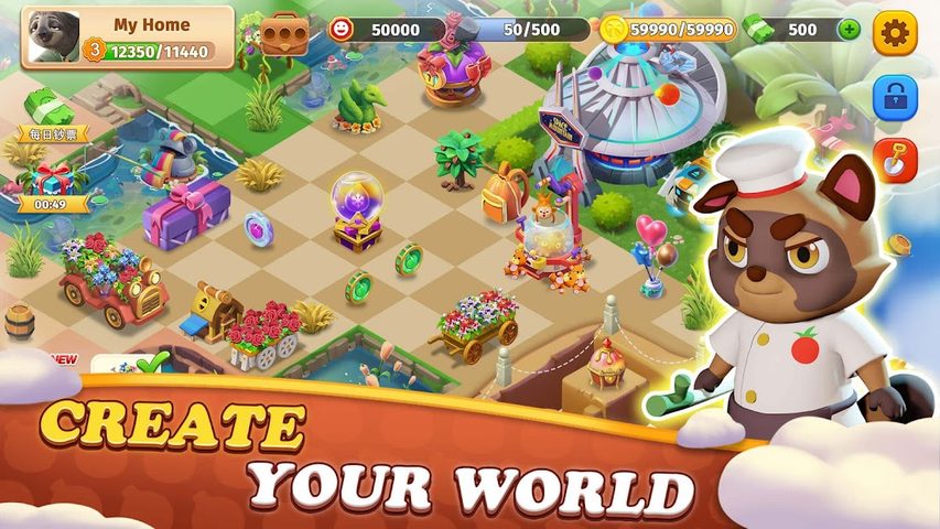 Screenshot 1: Zootastic: GK Merge and Build