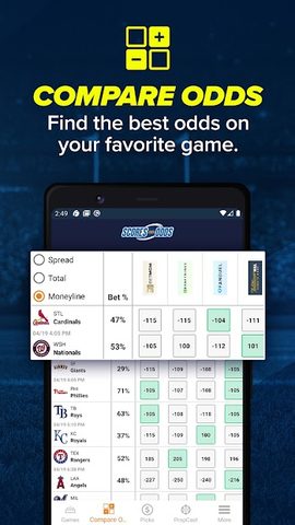 Screenshot 4: ScoresAndOdds
