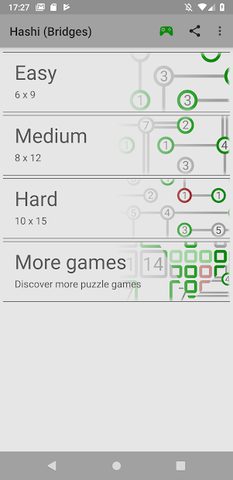 Screenshot 3: Hashi (Bridges)