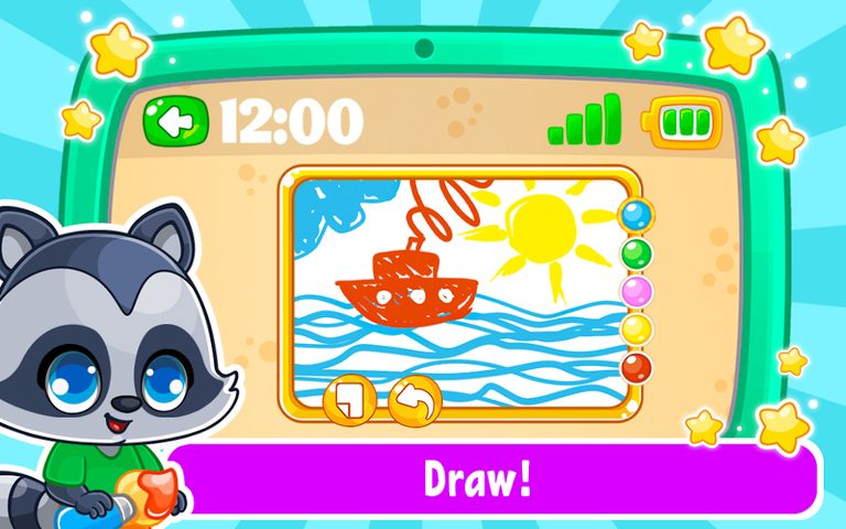 Screenshot 3: Babyphone & tablet - baby learning games, drawing