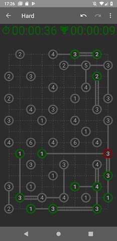 Screenshot 2: Hashi (Bridges)