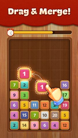 Screenshot 1: Merge Wood: Block Puzzle