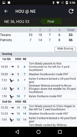 Screenshot 3: Live Scores & Odds