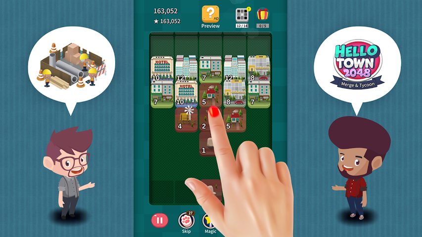 Screenshot 23: HelloTown 2048 - Merge Tycoon