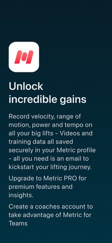 Screenshot 10: Metric VBT 4+
