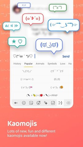 Screenshot 5: Facemoji Emoji Keyboard Lite