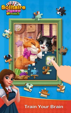 Screenshot 9: Solitaire Jigsaw Puzzle - Design My Art Gallery
