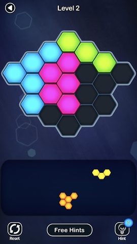 Screenshot 1: Super Hex: Hexa Block Puzzle