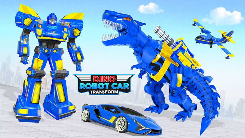Screenshot 24: Dino Transform Robot Car Game