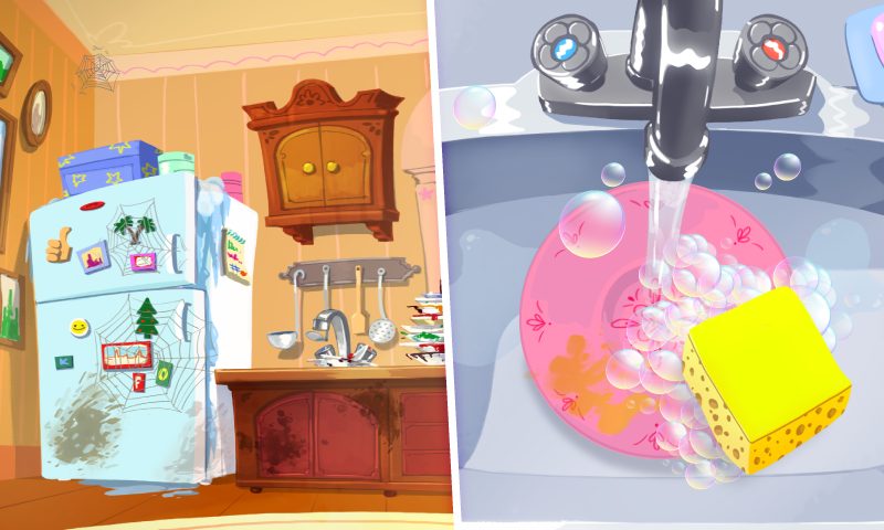 Screenshot 2: Clean Up Kids