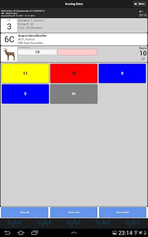 Screenshot 21: Ianseo Scorekeeper