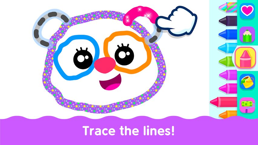 Screenshot 2: Bini Toddler Drawing Apps! Coloring Games for Kids