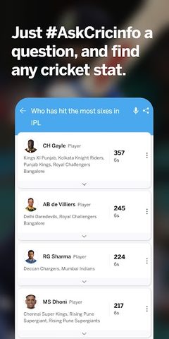 Screenshot 18: ESPNCricinfo - Live Cricket Scores, News & Videos