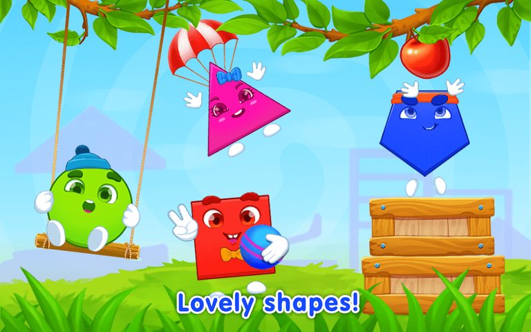 Screenshot 1: Learning shapes: toddler games for 1 - 4 year olds