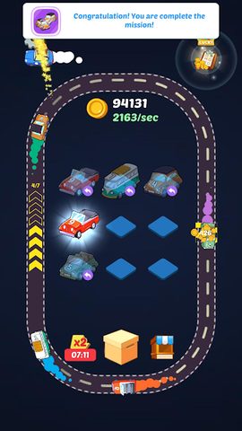 Screenshot 3: Merge Cars: Idle Car Tycoon